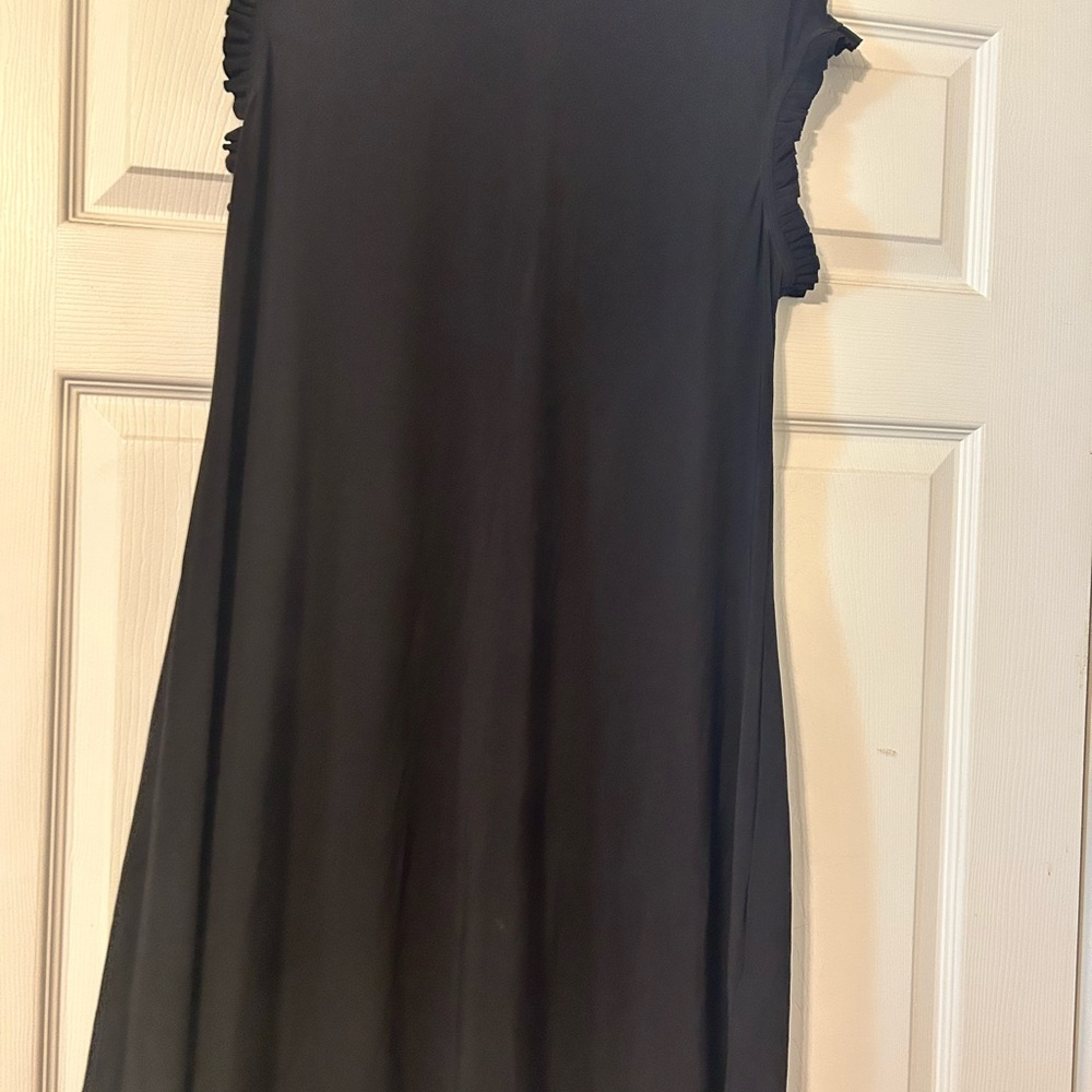 Nicole Miller Black Midi Dress